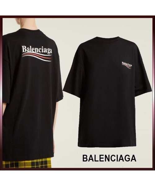 BALENCIAGA（バレンシアガ）の「18SS＜関税込＞BALENCIAGA ロゴ プリント オーバーサイズTシャツ（Tシャツ/カットソー