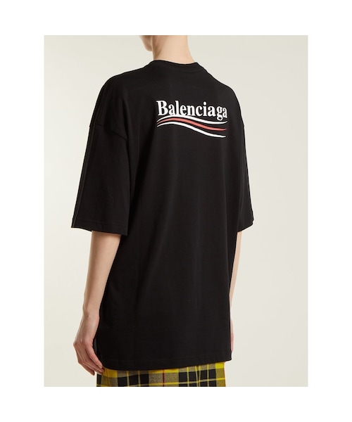 【関税込み】BALENCIAGA プリントTシャツ BALENCIAGA（バレンシアガ）の「18SS＜関税込＞BALENCIAGA ロゴ