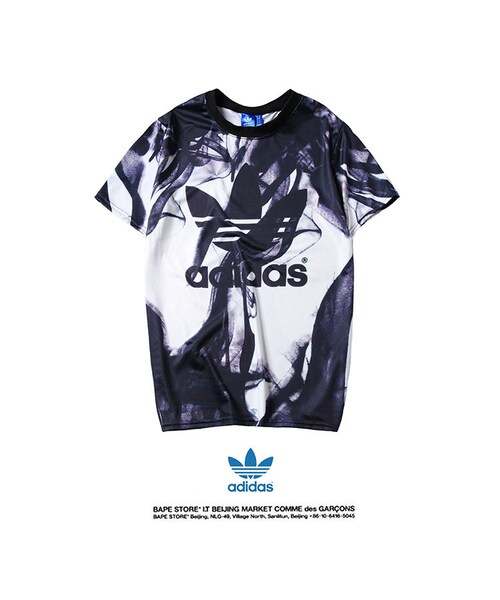 Gucci グッチ の Adidas アディダス Tシャツ 半袖 Tee 190 Tシャツ カットソー Wear