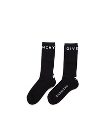 GIVENCHY ジバンシー 靴下 ロゴデザイン ソックス 4G ブラック　特価 GIVENCHY（ジバンシイ）の「(ジバンシー) Givenchy メンズ