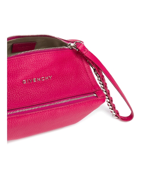 GIVENCHY ジバンシィ パンドラポーチ クラッチバッグ 赤 レザー ポーチ GIVENCHY（ジバンシイ）の「GIVENCHY グレインレザー パンドラ ポーチ
