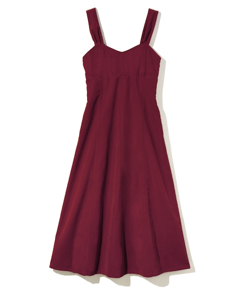 GRL（グレイル）の「コルセットロングワンピース（ワンピース・レディース・ベージュ/ブラック/ボルドー・M）」の3枚目の写真