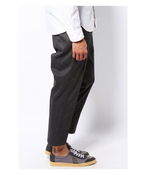 417 EDIFICE（フォーワンセブンエディフィス）の「TCツイルテーパー9/Lスラックス（パンツ・メンズ・グレーA/ネイビー/ブラック/ベージュ・S/M/L）」の6枚目の写真