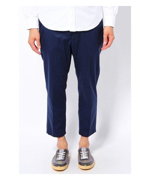 417 EDIFICE（フォーワンセブンエディフィス）の「TCツイルテーパー9/Lスラックス（パンツ・メンズ・グレーA/ネイビー/ブラック/ベージュ・S/M/L）」の4枚目の写真