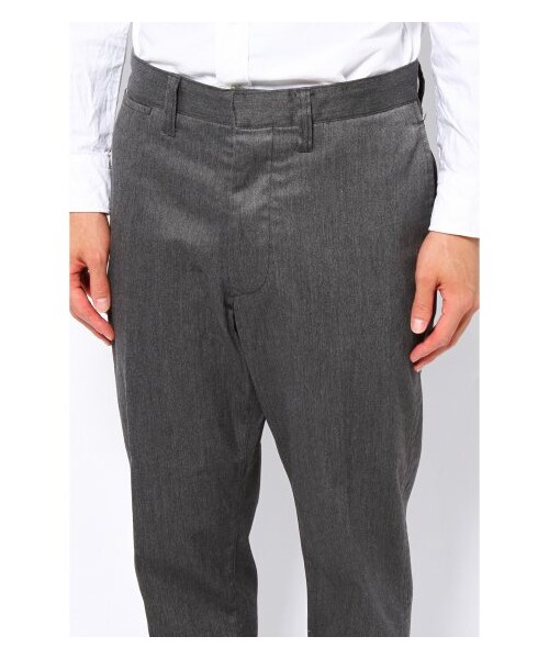 417 EDIFICE（フォーワンセブンエディフィス）の「TCツイルテーパー9/Lスラックス（パンツ・メンズ・グレーA/ネイビー/ブラック/ベージュ・S/M/L）」の8枚目の写真