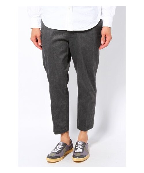 417 EDIFICE（フォーワンセブンエディフィス）の「TCツイルテーパー9/Lスラックス（パンツ・メンズ・グレーA/ネイビー/ブラック/ベージュ・S/M/L）」の2枚目の写真