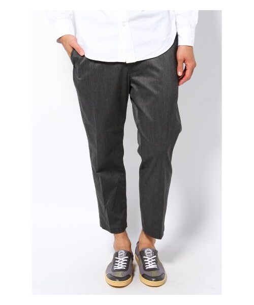 417 EDIFICE（フォーワンセブンエディフィス）の「TCツイルテーパー9/Lスラックス（パンツ・メンズ・グレーA/ネイビー/ブラック/ベージュ・S/M/L）」の5枚目の写真