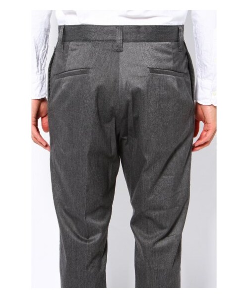 417 EDIFICE（フォーワンセブンエディフィス）の「TCツイルテーパー9/Lスラックス（パンツ・メンズ・グレーA/ネイビー/ブラック/ベージュ・S/M/L）」の9枚目の写真