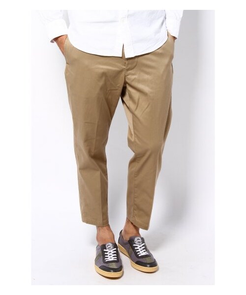 417 EDIFICE（フォーワンセブンエディフィス）の「TCツイルテーパー9/Lスラックス（パンツ・メンズ・グレーA/ネイビー/ブラック/ベージュ・S/M/L）」の3枚目の写真