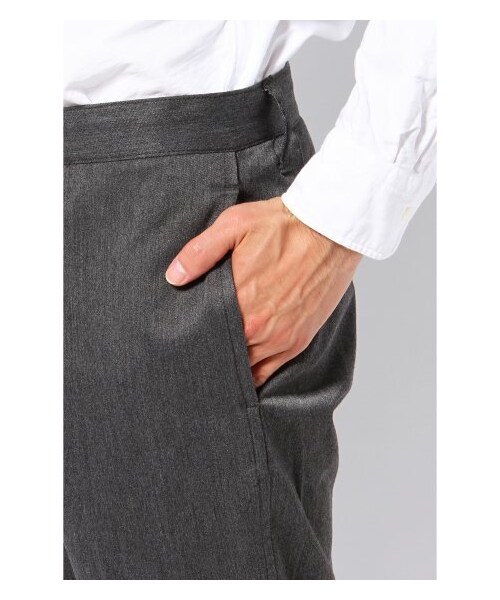 417 EDIFICE（フォーワンセブンエディフィス）の「TCツイルテーパー9/Lスラックス（パンツ・メンズ・グレーA/ネイビー/ブラック/ベージュ・S/M/L）」の10枚目の写真