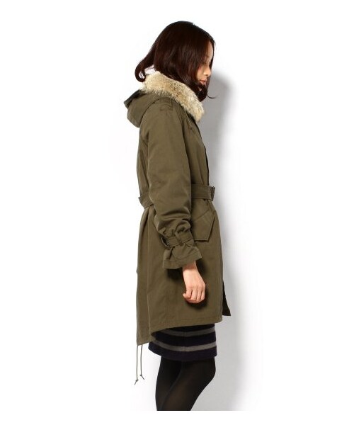 JOURNAL STANDARD（ジャーナルスタンダード）の「C/N モッズパーカー（モッズコート・レディース・カーキ・S/M）」の10枚目の写真