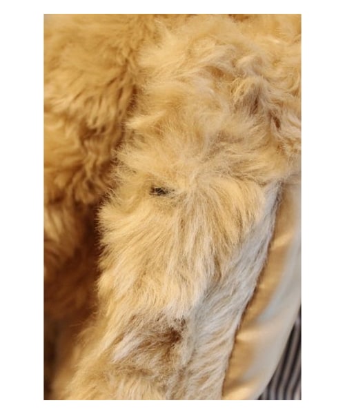 JOURNAL STANDARD(ジャーナルスタンダード)の「ファーノーカラーショートコート(その他コート・レディース・ナチュラル/ベージュ/ホワイト B・S/M)」の6枚目の写真