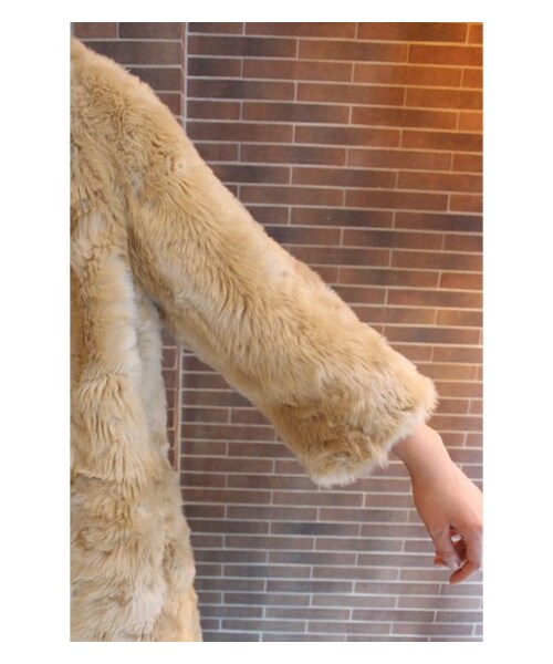 JOURNAL STANDARD(ジャーナルスタンダード)の「ファーノーカラーショートコート(その他コート・レディース・ナチュラル/ベージュ/ホワイト B・S/M)」の12枚目の写真