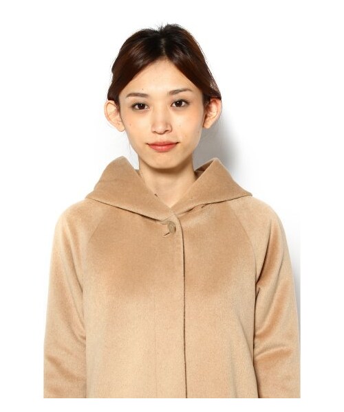 IENA（イエナ）の「アンゴラビーバーフーデットコート 2。（その他 