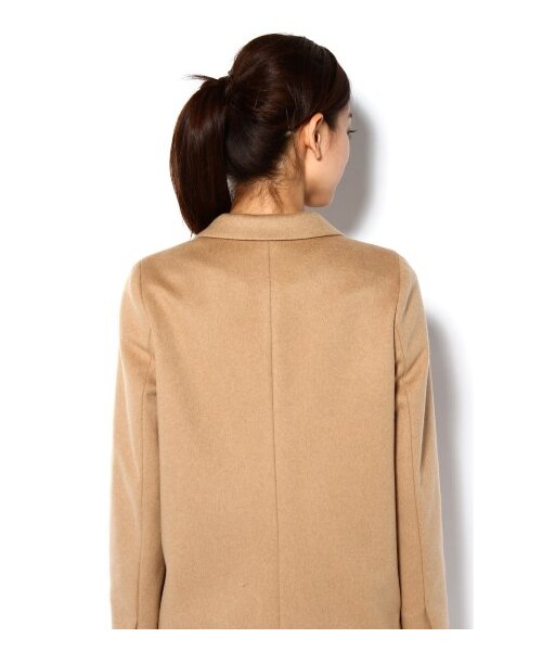 Spick & Span（スピックアンドスパン）の「インポートメルトンロングチェスター（その他コート・レディース・カーキ/キャメル/ブラック/ブルー・36/38）」の10枚目の写真