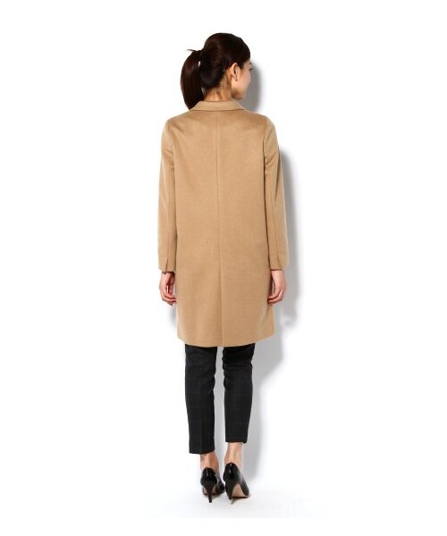 Spick & Span（スピックアンドスパン）の「インポートメルトンロングチェスター（その他コート・レディース・カーキ/キャメル/ブラック/ブルー・36/38）」の8枚目の写真