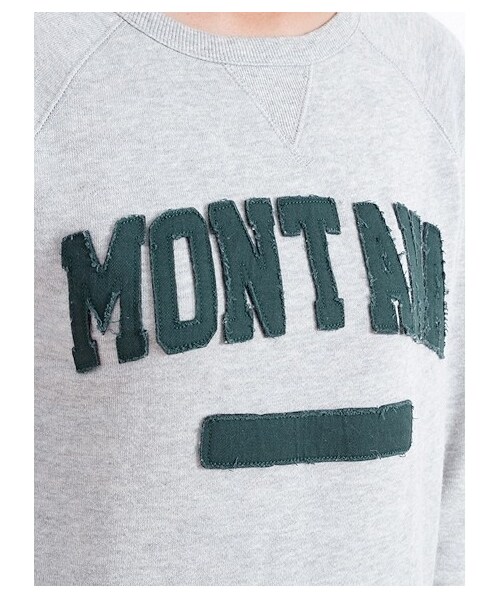 SEVENDAYS=SUNDAY（セブンデイズサンデイ）の「カレッジデザイントップス（カットソー・レディース・杢グレー・L/M）」の7枚目の写真