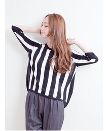 E hyphen world gallery | 【Special Price】ストライプニット(トップス)