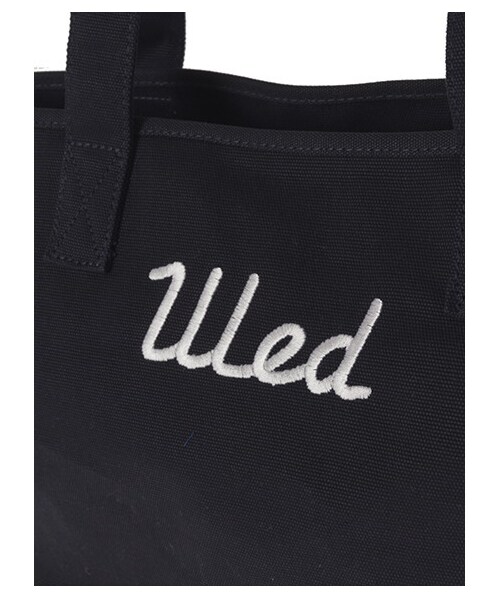 SEVENDAYS=SUNDAY（セブンデイズサンデイ）の「WEDNESDAY トートバッグ(L)（バッグ・ポーチ・レディース・オフホワイト/ネイビー・F）」の7枚目の写真