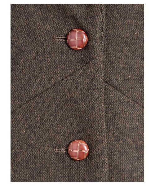 SEVENDAYS=SUNDAY（セブンデイズサンデイ）の「HARRIS Chester ロングCO（コート　・レディース・グレー/キャメル/カーキ/ネイビー・L/M）」の10枚目の写真