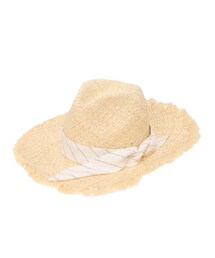 AMERICAN HOLIC | ラフィアフリンジ中折れハット(帽子)