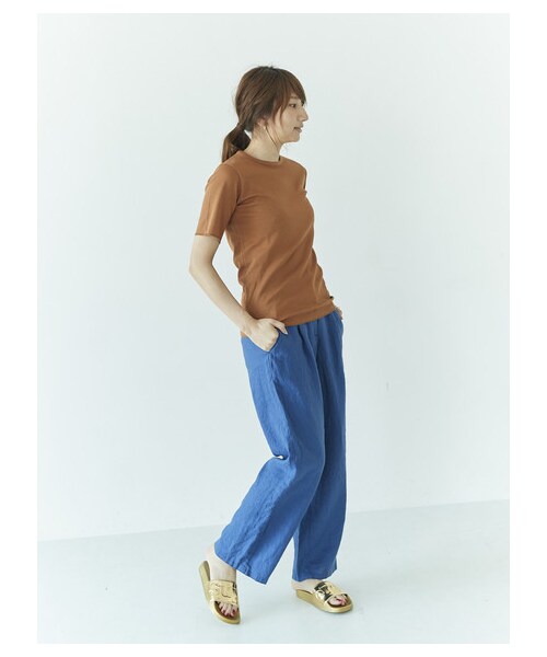 GARAGE OF GOOD CLOTHING（ガレージオブグッドクロージング）の「BLU リネンパンツ（パンツ・ブラック/ブルー・34/36/38）」の5枚目の写真