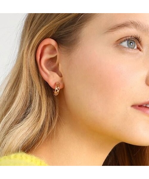 トミーヒルフィガー   フープピアス アクセサリー TOMMY HILFIGER☆ロゴ フープ ピアス☆ (Tommy Hilfiger/ピアス