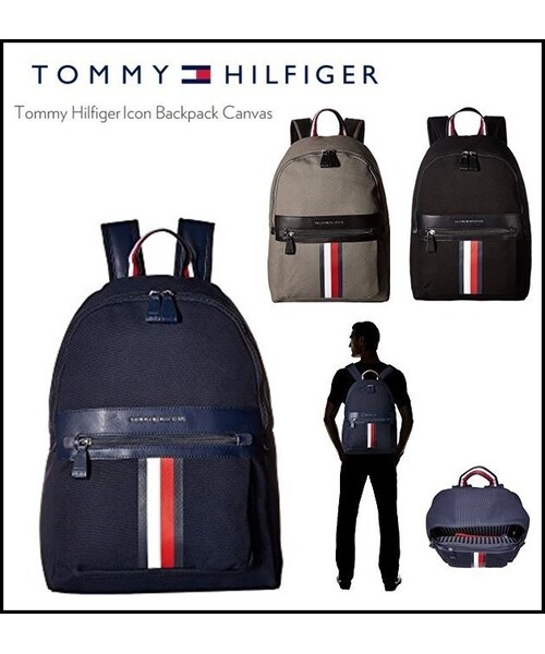 tommy hilfiger icon backpack canvas 