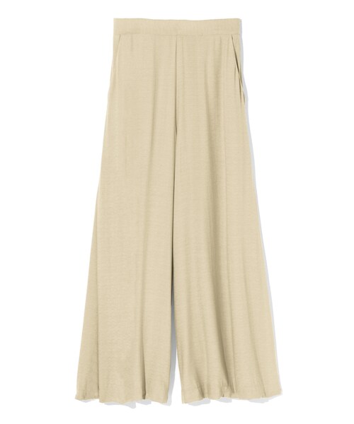 GRL（グレイル）の「リネン混ワイドパンツ（その他パンツ・レディース・ピンク/ブラック/レッド/グリーン/ネイビー/パープル/ベージュ/アイボリー・M）」の2枚目の写真