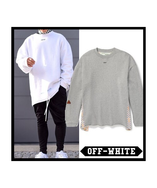 Off-White オーバーサイズスウェットシャツ