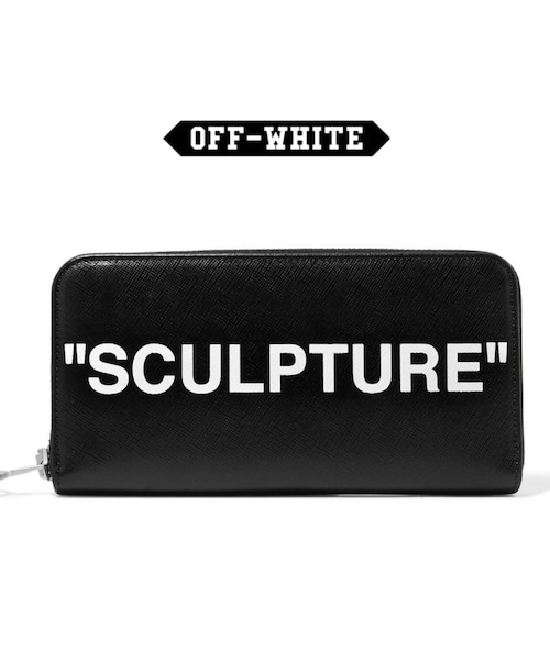 Off-White 財布 Off-White オフホワイト For Money 二つ折り財布 | ブラック | FARFETCH JP