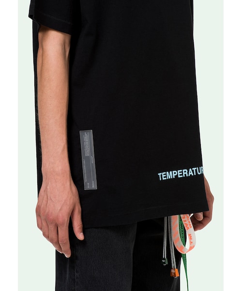 off white（オフホワイト）の「SS18 OFF WHITE FIRETAPE S/S TEE 半袖