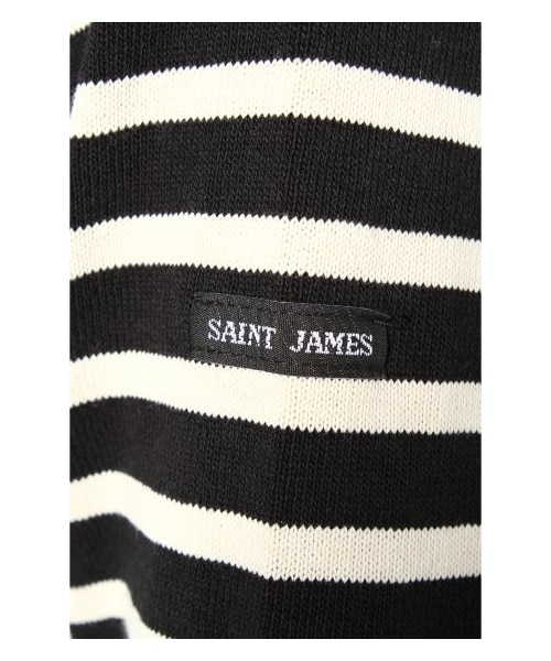 SAINT JAMES(セントジェームス)の「SAINT JAMES OUESSANTボーダー(カットソー・Tシャツ・レディース・グリーン/ナチュラル/ピンク/ブラック・36/38)」の10枚目の写真