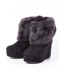 E hyphen world gallery | ファーブーツ　　(シューズ)