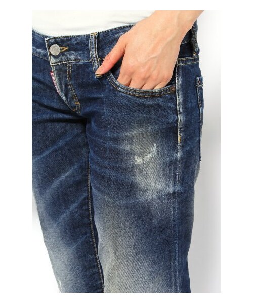 DSQUARED2(ディースクエアード)の「DSQUARED2 MAIN クロップトデニム(デニムパンツ・レディース・ネイビー・38/40/42)」の7枚目の写真