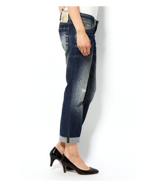 DSQUARED2(ディースクエアード)の「DSQUARED2 MAIN クロップトデニム(デニムパンツ・レディース・ネイビー・38/40/42)」の3枚目の写真