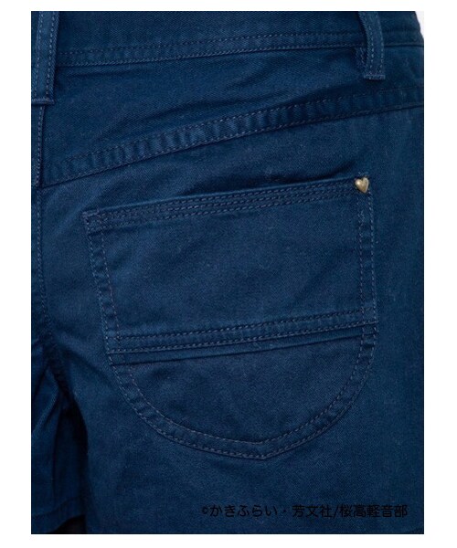 earth music&ecology（アースミュージックアンドエコロジー）の「【けいおん！】澪×earth ショートパンツ（ショートパンツ・レディース・キャメル/ネイビー・F）」の4枚目の写真