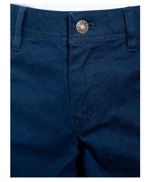 earth music&ecology（アースミュージックアンドエコロジー）の「【けいおん！】澪×earth ショートパンツ（ショートパンツ・レディース・キャメル/ネイビー・F）」の5枚目の写真