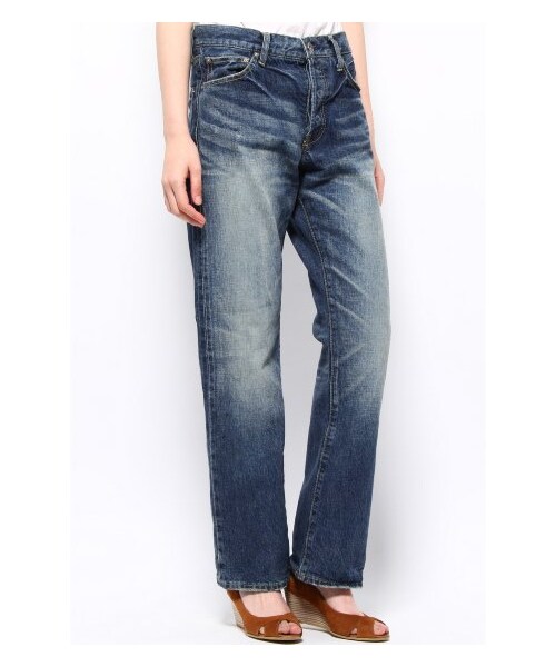 JOURNAL STANDARD(ジャーナルスタンダード)の「セルビッチデニム オイル5Pパンツ(デニムパンツ・レディース・ネイビー・34/36/38/40)」の2枚目の写真