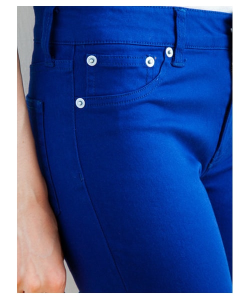 SEVENDAYS=SUNDAY（セブンデイズサンデイ）の「無地スキニーパンツ　　（パンツ・レディース・レッド/ベージュ/マスタード/ブルー/オフホワイト/ブラック・L/M/S）」の10枚目の写真