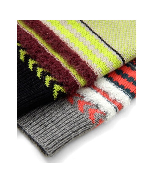 KBF（ケイビーエフ）の「ジャガードカーディガン（トップス・レディース・GREEN MIX/PINK MIX・one）」の15枚目の写真