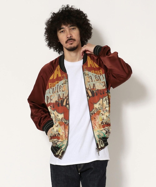 14th Addiction スカジャン Acid Black Cherry 14th Addiction - 14th addiction シルクスカジャンhyde着用 lgb