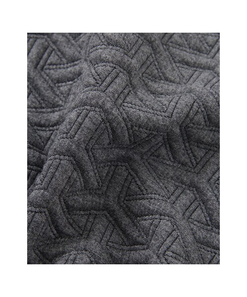 KBF（ケイビーエフ）の「ふくれジャガードトップス（トップス・レディース・ホワイト/ブラック/グレー・one）」の12枚目の写真