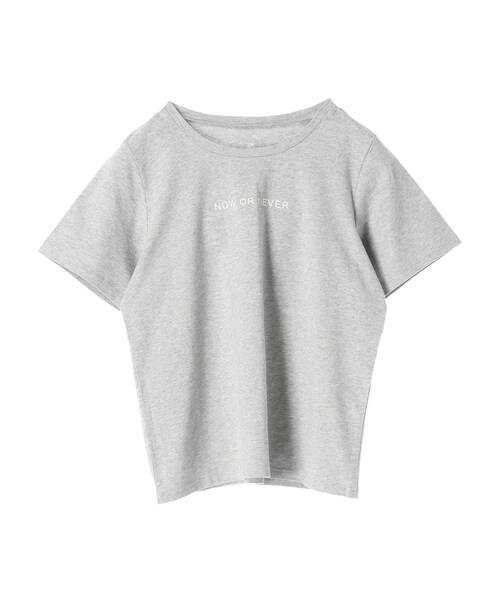 earth music&ecology(アースミュージックアンドエコロジー)の「ワンポイントロゴTシャツ(トップス・オフホワイト/杢ライトグレー/カーキ/ネイビー・F)」の10枚目の写真