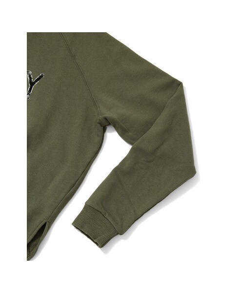 KBF（ケイビーエフ）の「ARMYダメージスウェット（トップス・レディース・ホワイト/グレー/カーキ・one）」の10枚目の写真