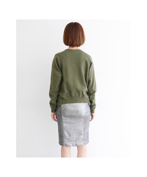 KBF（ケイビーエフ）の「ARMYダメージスウェット（トップス・レディース・ホワイト/グレー/カーキ・one）」の8枚目の写真