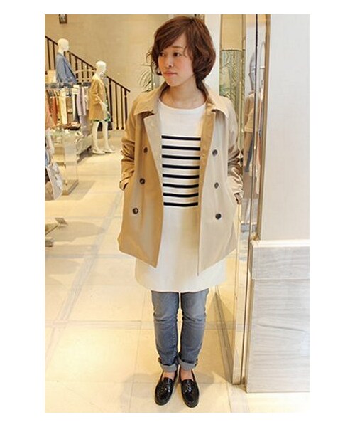 IENA（イエナ）の「DANIELLE LEPORI エナメルローファー。（その他シューズ・レディース・ブラック/ホワイト・36/37/38/39）」の15枚目の写真