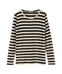 KBF | ボーダーロングTee(トップス)