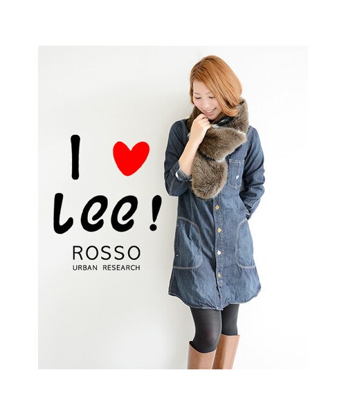 URBAN RESEARCH ROSSO WOMEN（アーバンリサーチ　ロッソ）の「ROSSO×Lee ワークワンピース（ワンピース/ドレス・レディース・SW・S/M）」の2枚目の写真