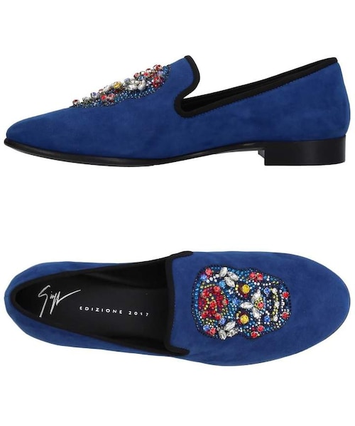 Giuseppe Zanotti ブルーローファー GIUSEPPE ZANOTTI DESIGN（ジュゼッペザノッティデザイン）の
